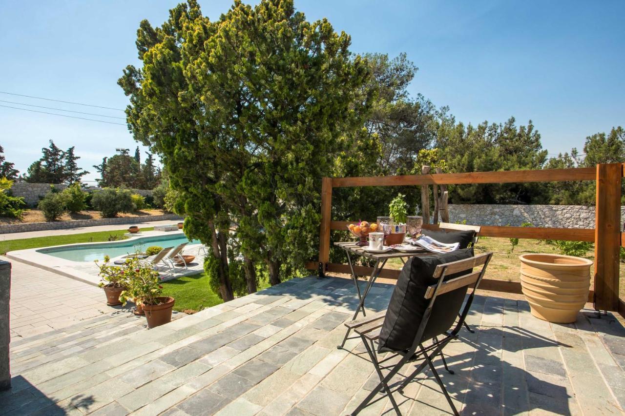 Emarmene Home With Private Pool Near Rhodes Town & Airport Koskinou  Buitenkant foto
